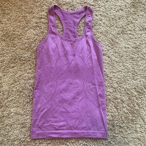 Lululemon swiftly tech tank purple pink size 2